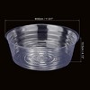 Unique Bargains Indoor Outdoor Plastic Plant Pots Saucer Flower Drip Trays Clear 10 Pcs - 2 of 4