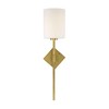 Savoy House Destin 1 - Light Wall Light in  Warm Brass - 2 of 4
