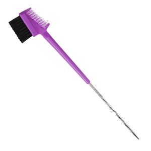 Unique Bargains Eyebrow Eyelash Dual Comb Makeup Tool 8.15" Length - 1 of 4