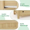 Drawer Dresser for Bedroom, Wooden Chest of Drawers, Fluted TV Stand, Storage Organizer for Living Room, Hallway and Entryway - 3 of 4