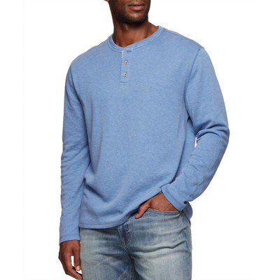 Men's Bridgeport Double Knit Slub Henley Tee - Flags & Anthem
