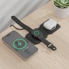 Just Wireless 3-in-1 Portable Magnetic Wireless Charger - Black - image 4 of 4