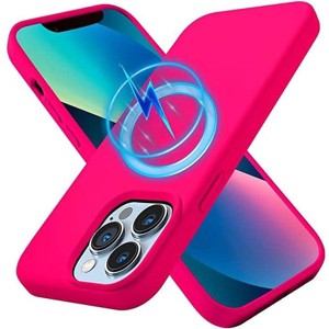 Entronix [Magnetic] Case Compatible with iPhone 12/12 Pro - Soft-Touch Liquid Silicone - 1 of 4