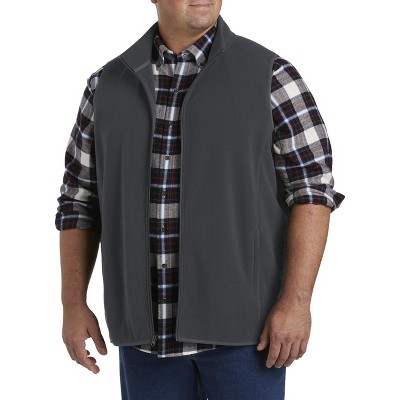 big and tall fleece vest