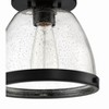 Craftmade Lighting Lodie 1 - Light Flush Mount in  Flat Black - 2 of 4