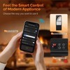 ROVSUN 23" Electric Fireplace Inserts with APP & Remote Control, 1400W Recessed Stove Heater with Timer, 6 Flame Color, 5 Brightness for Home Indoor - 4 of 4