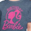 Girls' - Barbie - Birthday Short Sleeve Graphic T-Shirt - 2 of 4