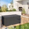 Dyonery Black multi-purpose large-sized storage box, waterproof, sun-proof and anti-corrosion, suitable for both indoor and outdoor use - 2 of 4
