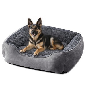 JOEJOY Rectangle Dog Bed,Sleeping Sofa Non-Slip Bottom Breathable Soft Puppy Bed Durable Orthopedic Calming Pet Cuddler - 1 of 4