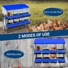 Chicken Nesting Box, Metal Nest Boxes for Chicken, Chicken Laying Box with Chicken Perch, Roll Away Nest Box for Chicken Coop - 4 of 4