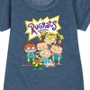 Girls' - Rugrats - Natural Wonder Graphic Short Sleeve Fleece Dress - 2 of 4