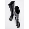 Rock - Black Buckle Zip Block Heel Boot (Women) | Prologue Shoes - 2 of 3
