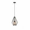 Quintus Plated Bronze Steel Mini-Pendant Light - Modern 1-Bulb Design, Dimmable, 12.25" - 2 of 3