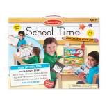 Melissa & Doug School Time! Classroom Play Set Game - Be Teacher or Student