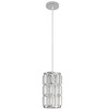 POWLIG 1 - Light Modern Luxury Round Chrome Crystal Pendant Light - 2 of 4