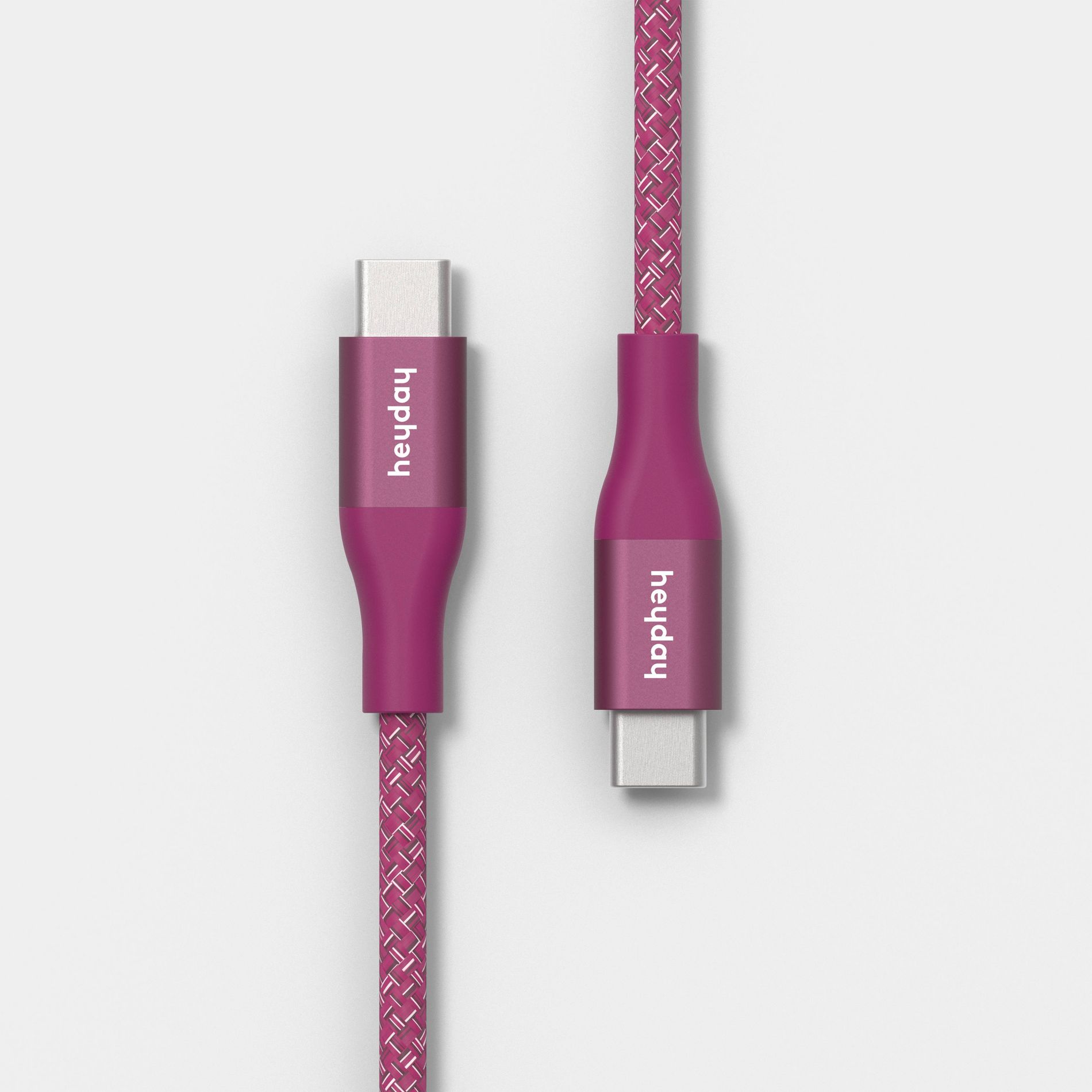 4' USB-C to USB-C Fast Charging Braided Cable - heyday™
