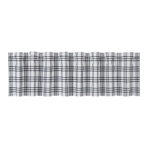Sawyer Mill Black Plaid Valance 16x72 - 1 of 4