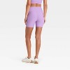 Women's 5" High-Rise Ruched Waist Bike Shorts - JoyLab™ - 2 of 3