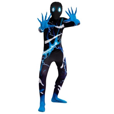 Joyfy Boys Scary Halloween Costume for Kids, Slenderman Skin Bodysuit, Skinsuit Boys Girls