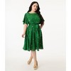 Unique Vintage Women's Plus Swing Dress - 4 of 4