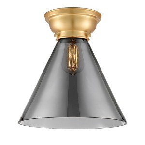Cone - 1 Light Flush Mount In Industrial Style-11.4 Inches Tall and 12 Inches Wide - 1 of 1