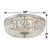 Crystorama Lighting Ceiling Mount 3 - Light Flush Mount in  Polished Chrome - 2 of 4