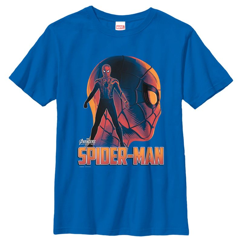 Boy's Marvel Avengers: Infinity War Spider-Man Portrait T-Shirt, 1 of 6