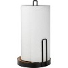 Enlea Farmhouse Paper Towel Holder for Kitchen Countertop, Wooden and Wire Countertop Paper Towel Holder - Great for Jumbo Family Size Rolls - 2 of 2
