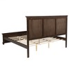 KIGFTSOD King Size Bed with Tall Headboard & Footboard, Pinewood Bed with Strengthened Bed Frame - 2 of 4