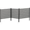 3-Panel Rustproof Metal Privacy Screen, No-Dig Garden Fence, Animal Barrier & Flower Bed Protector, Easy Install for Patio or Yard - 2 of 4