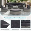 9-Piece Outdoor Patio Sectional Sofa Set with Coffee Table, Free Combination - 4 of 4