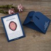 Anna-Kaci Rose Pink Flower Cameo Brooch Pin Crystal Rhinestones with Family Member Gift Message Card & Envelope Jewelry Gifts - 4 of 4