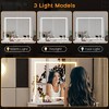 Vanity Desk, Makeup Vanity Desk with Touch Light Mirror and Power Outlet - 4 of 4