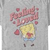 Men's SpongeBob SquarePants Valentine's Day Feeling Loved T-Shirt - 2 of 4