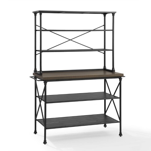 Bakers rack kitchen online island