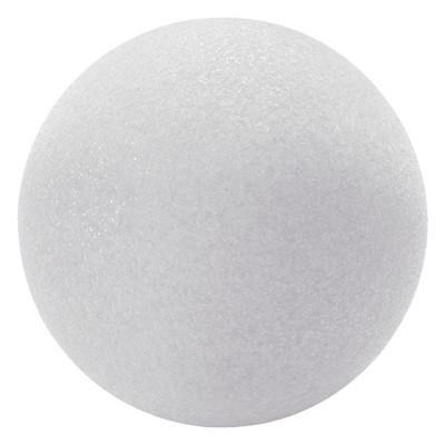 FloraCraft Ball - Styrofoam - 5-inch - 1 piece - White
