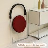 INFURNIC Dining Chairs Folding Dining Chair with Cantilever Design Upholstered Kitchen Chairs, Red, 20.1"*20.1"*29.1" - 4 of 4