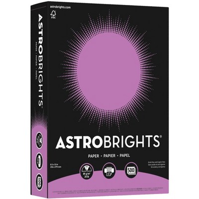 Astrobrights Premium Color Paper, 8-1/2 x 11 Inches, Planetary Purple, 500 Sheets