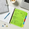 Avery Dividers for 3 Ring Binders, 5-Tab Binder Dividers, Plastic Binder Dividers, Insertable Big Tab, Multicolor, 3 Sets (71900) - 3 of 4