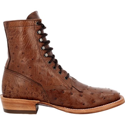 Durango® PRCA Collection Full-Quill Ostrich Lacer Boot : Target