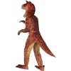 HalloweenCostumes.com Adult Carnotaurus Dinosaur Costume | Fierce Prehistoric Creature Jumpsuit w/ Hood, Gloves, Shoe Tops - 2 of 4