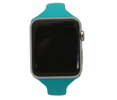 Olivia Pratt Solid Color Slim Style Apple Watch Band - Teal, 38mm : Target