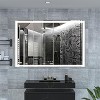 Bathroom mirror with light, 60x40 inch bathroom vanity mirror, aluminum frame 3-color dimmable wall mirror - 4 of 4