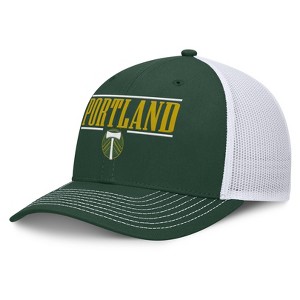 MLS Portland Timbers Velocity Structured Mesh Back Hat: Cotton, Snap Closure, Tagless - 1 of 4