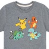 Boys' - Pokémon - Pikachu Charmander Bulbasaur Squirtle Snowball Fight Short Sleeve Graphic T-Shirt - 2 of 4