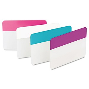 Post-it File Tabs 2 x 1 1/2 Assorted Pastel 24/Pack 686PWAV - 1 of 4