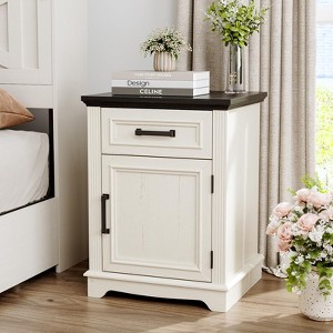 Nightstand, End Table with Drawers, Bed/Sofa Side Tables - 1 of 4