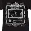 Beetlejuice I Myself Am Strange and Unusual Women's Black Heather Short Sleeve Sleep Shirt - 2 of 2