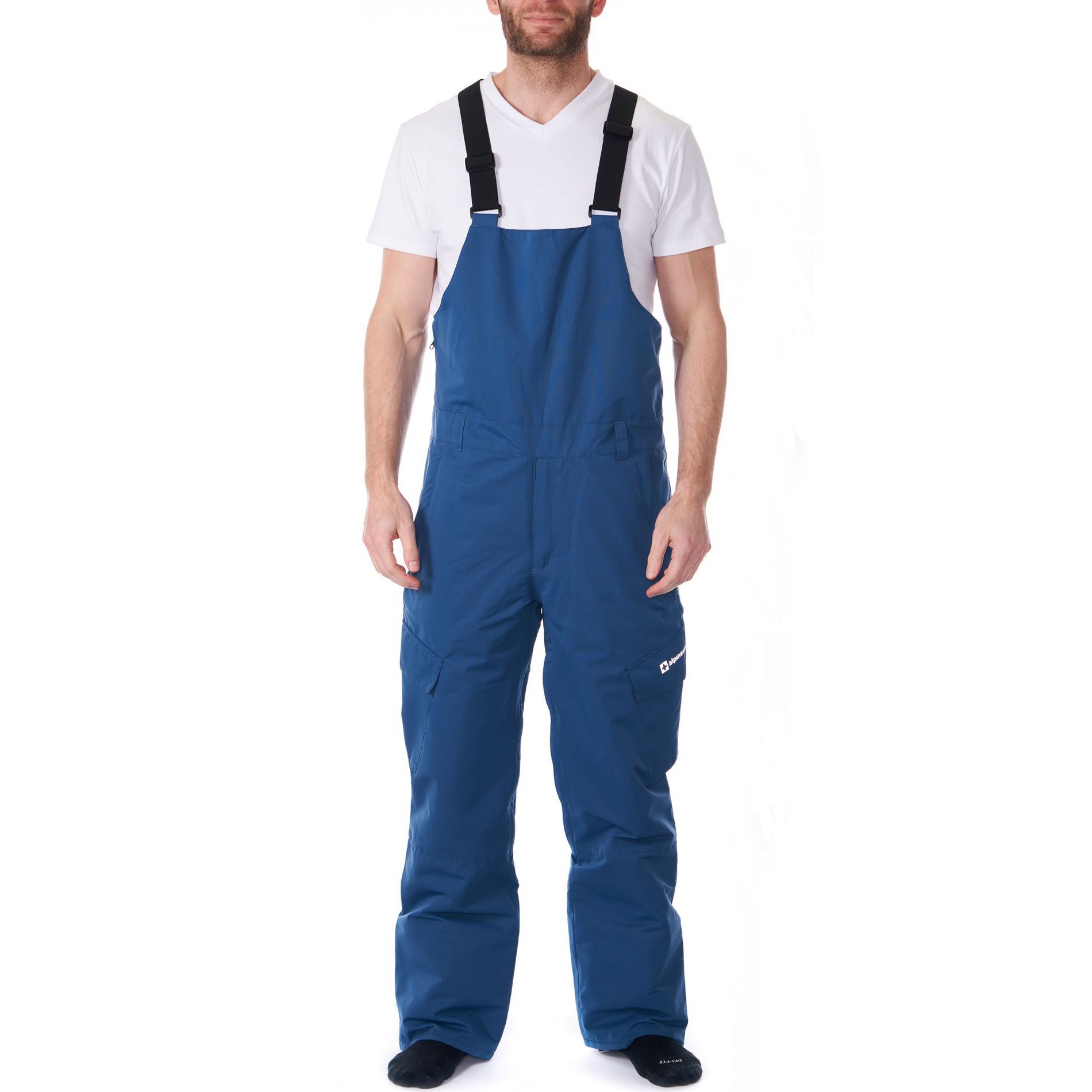 Alpine Swiss Men’s Insulated Snow Bib Overalls Waterproof Winter Ski & Snowboard Pants with enhanced technical features