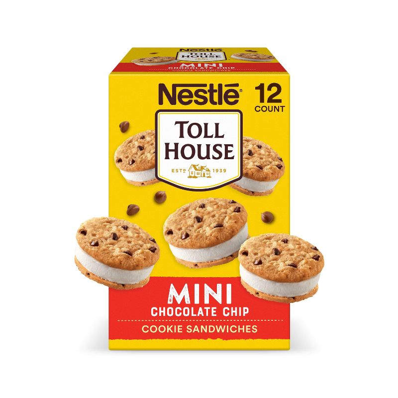 Toll House Mini Ice Cream Cookie Sandwiches - 12ct, 1 of 13